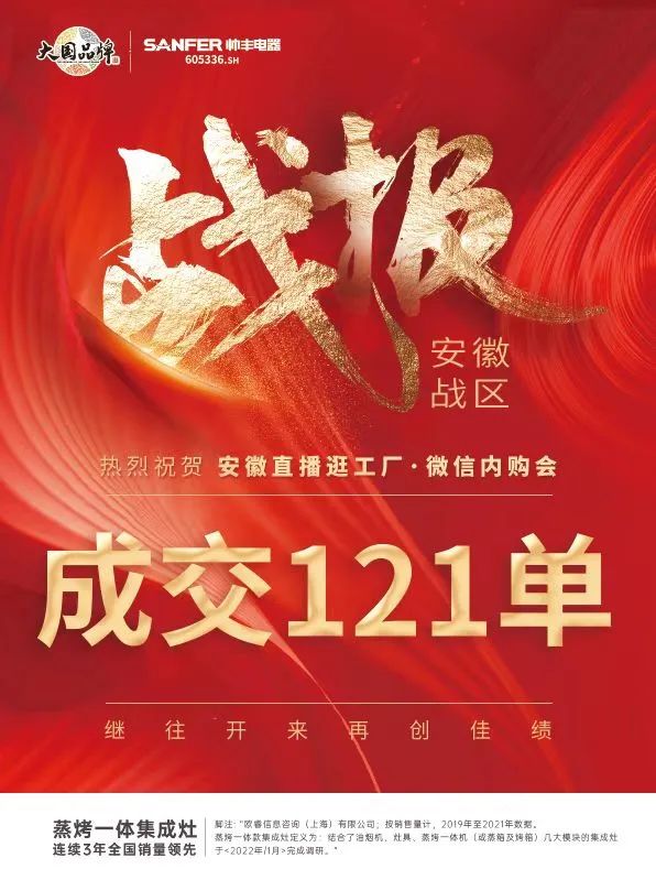 微購戰(zhàn)報|帥豐直播逛工廠暨微信內(nèi)購會圓滿完成，喜簽808單！