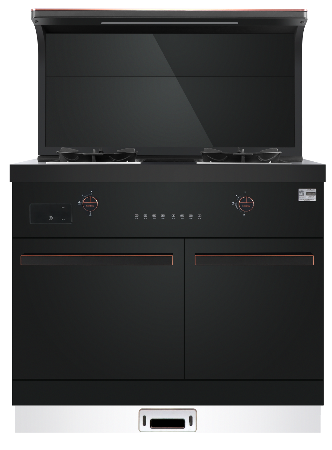 通透個性的現(xiàn)代簡約廚房，帥豐集成灶也能輕松駕馭