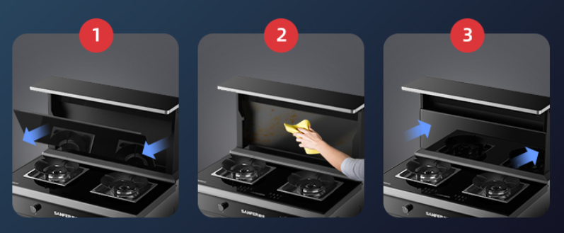 集成灶如何清洗？這樣的步驟實現(xiàn)集成灶深度清潔，給你宛如新機的既視感