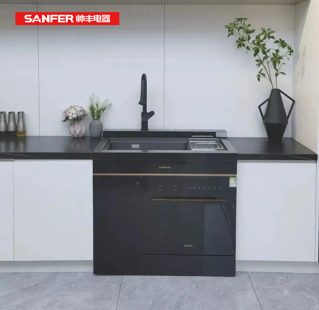 帥豐洗碗機(jī)集成水槽，給父母溫暖的陪伴！