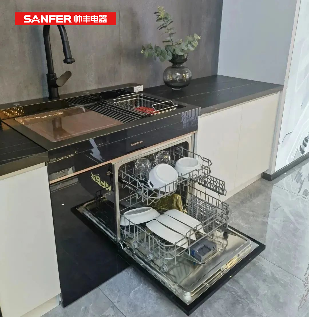 帥豐洗碗機(jī)集成水槽，給父母溫暖的陪伴！