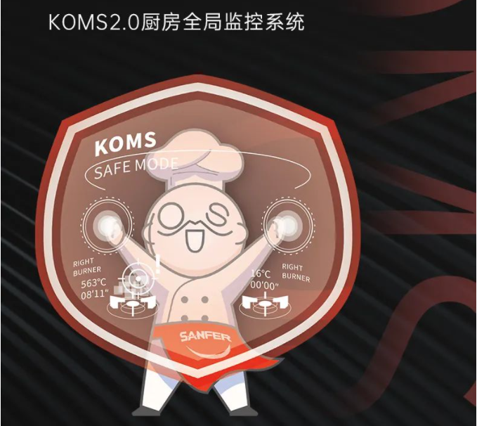 帥豐電器開啟集成灶智能新時代-KOMS2.0廚房全局監(jiān)控系統(tǒng)