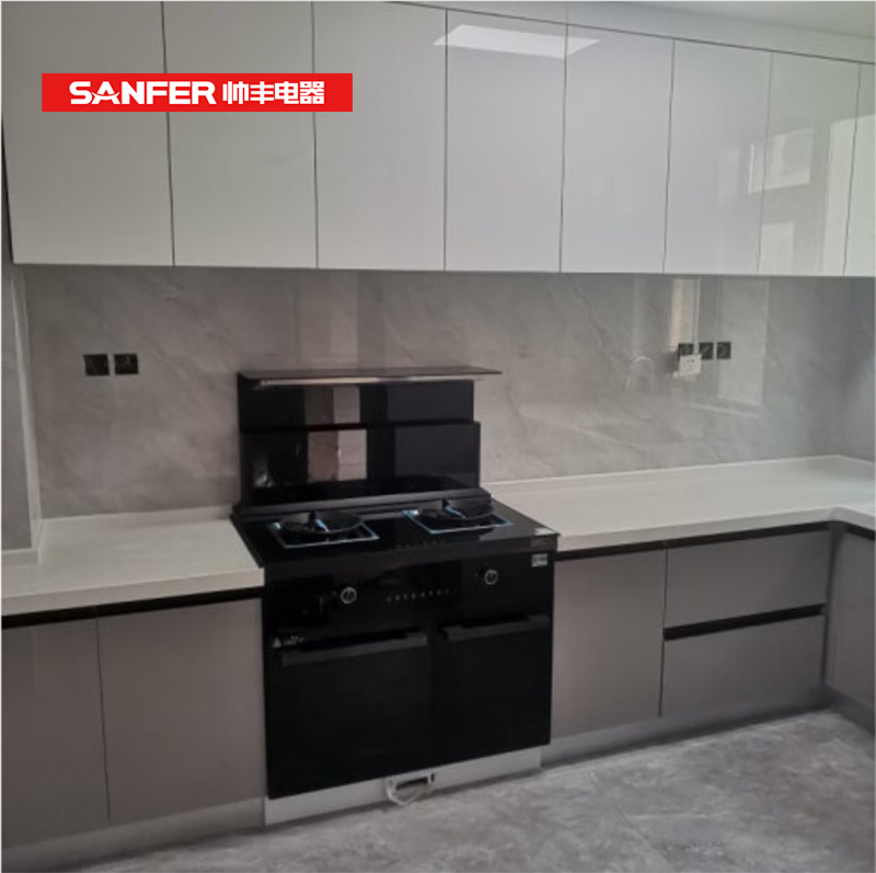 開放式廚房搭配集成灶，好用！