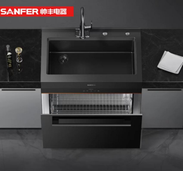 小空間大容量，帥豐TJ3-8B集成灶+JS-W20集成水槽洗碗機(jī)重新定義廚房