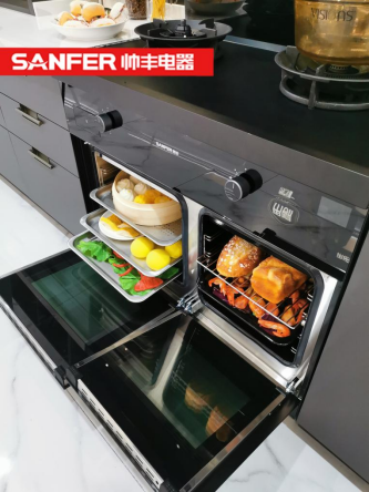 小空間大容量，帥豐TJ3-8B集成灶+JS-W20集成水槽洗碗機(jī)重新定義廚房