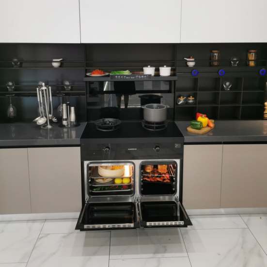 顏值首選，智控科技，TJ3-8B蒸烤同步集成灶實現(xiàn)智能家居生活不是夢