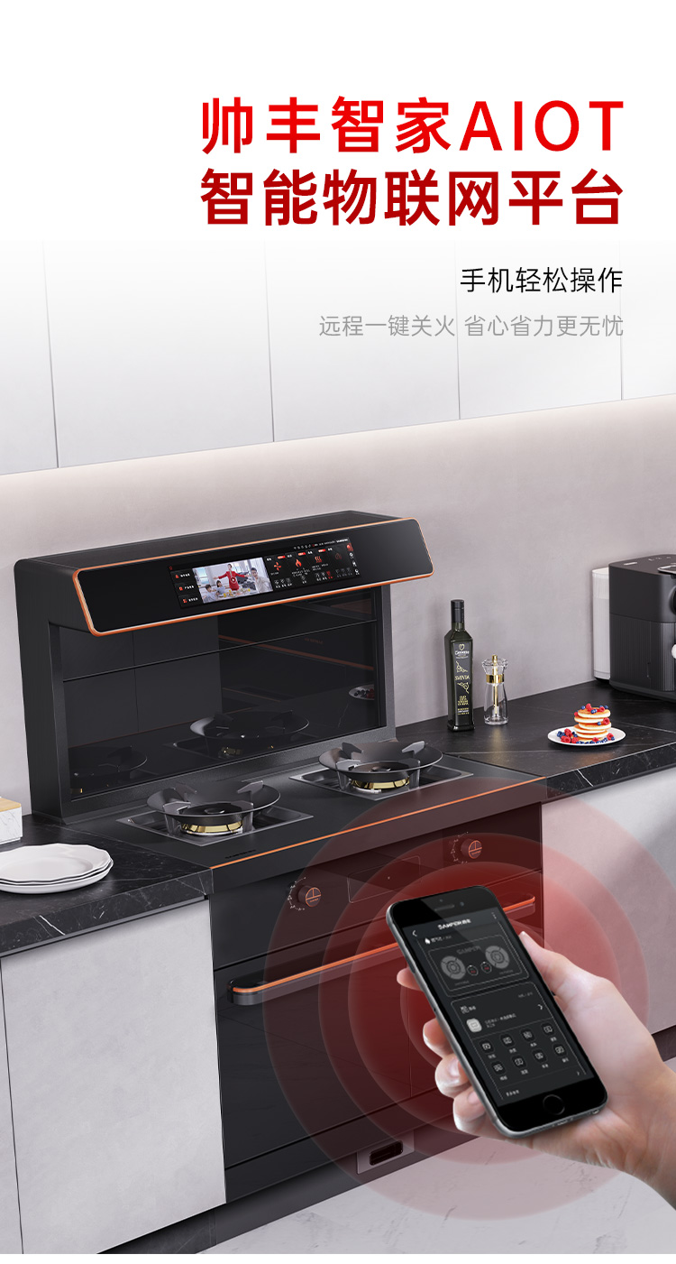 帥豐星辰X6蒸烤獨(dú)立集成灶