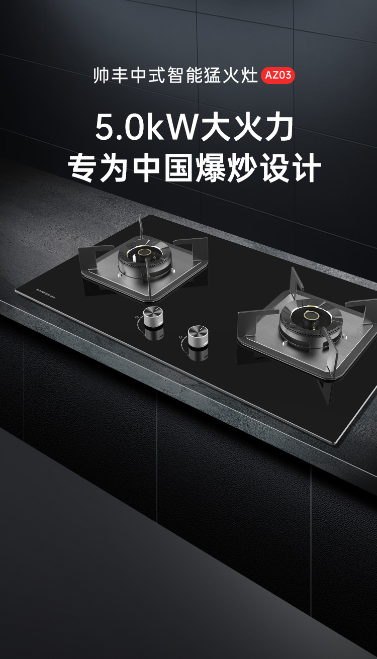 帥豐AZ03智能猛火灶煙機(jī)灶具