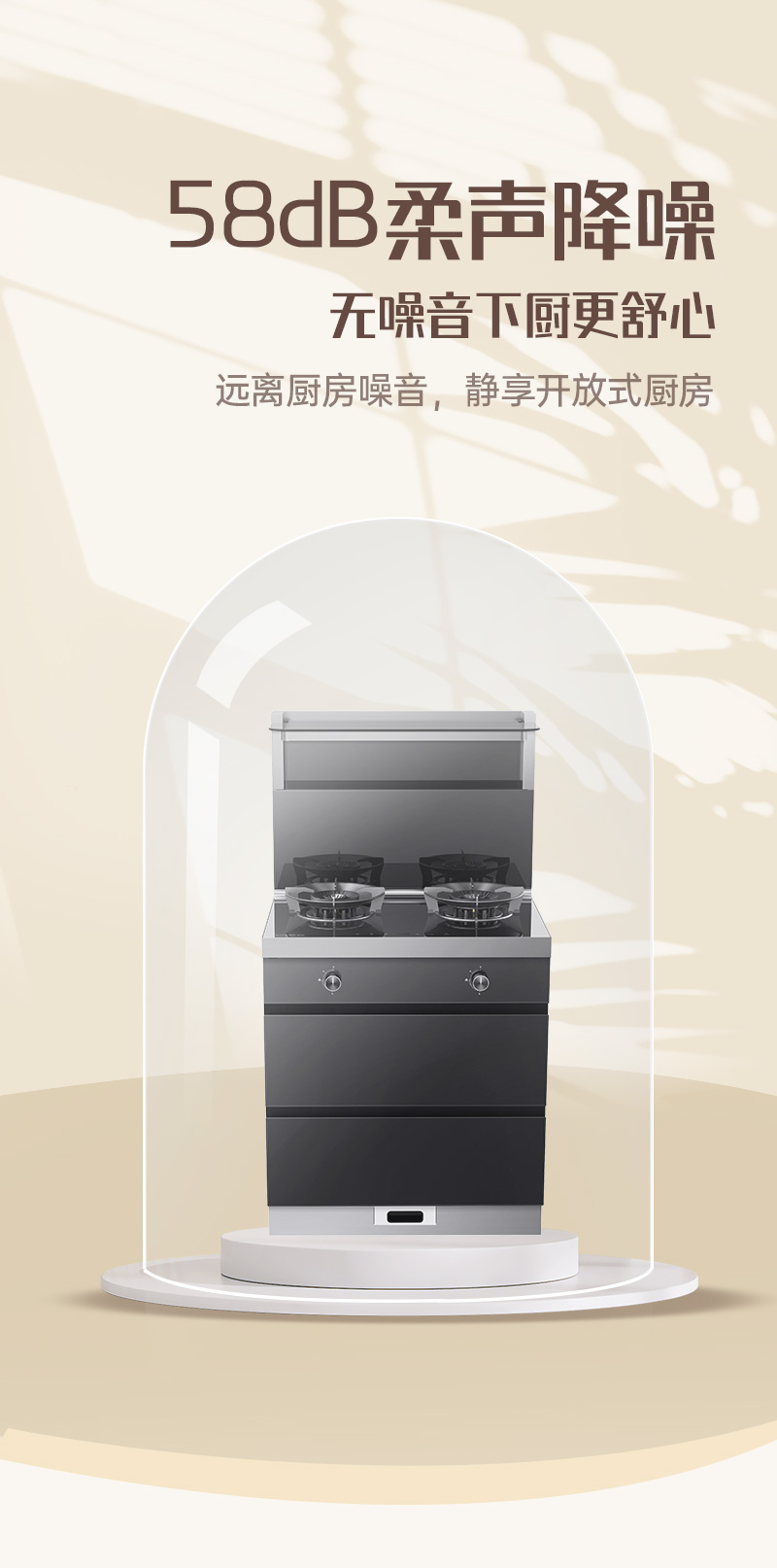 帥豐D8消毒柜款集成灶