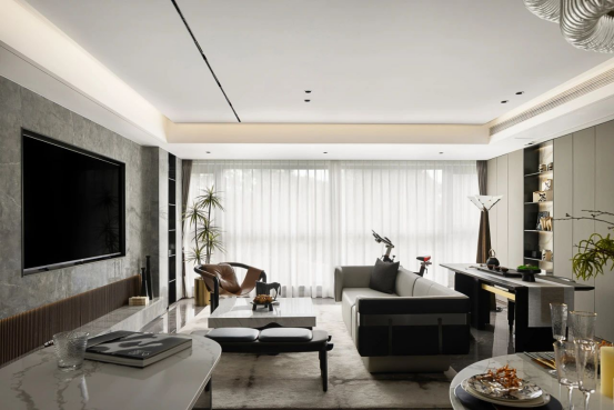 帥豐全屋高定 | 129㎡現(xiàn)代灰色系，盡顯優(yōu)雅高級(jí)品味