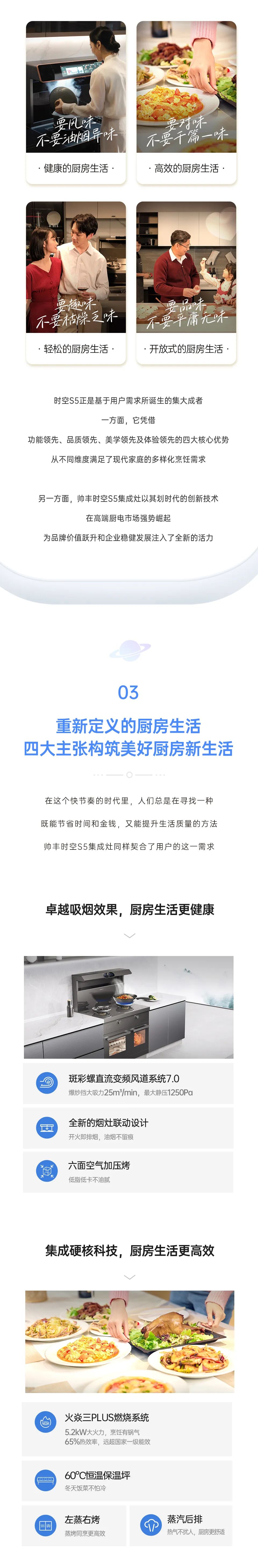 帥豐集成灶時(shí)空S5全球首發(fā)，四大新發(fā)明開(kāi)啟廚房新未來(lái)