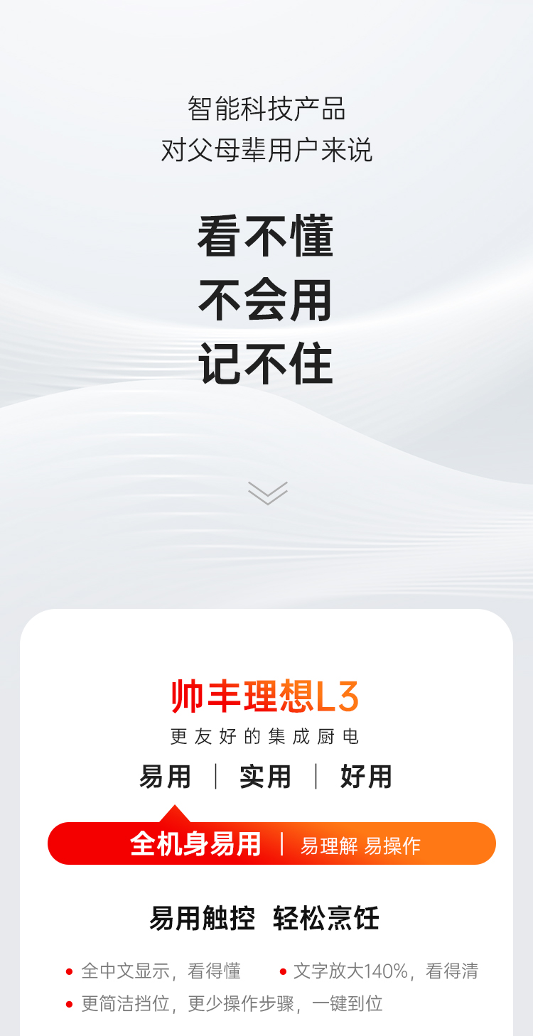 帥豐理想L3蒸箱款集成灶