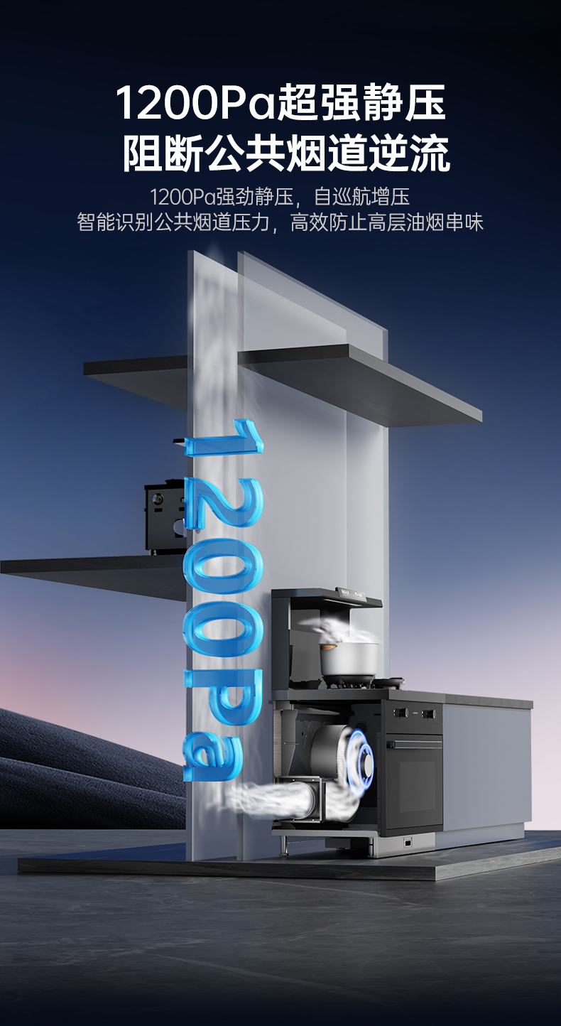 帥豐天機(jī)3蒸烤一體集成灶
