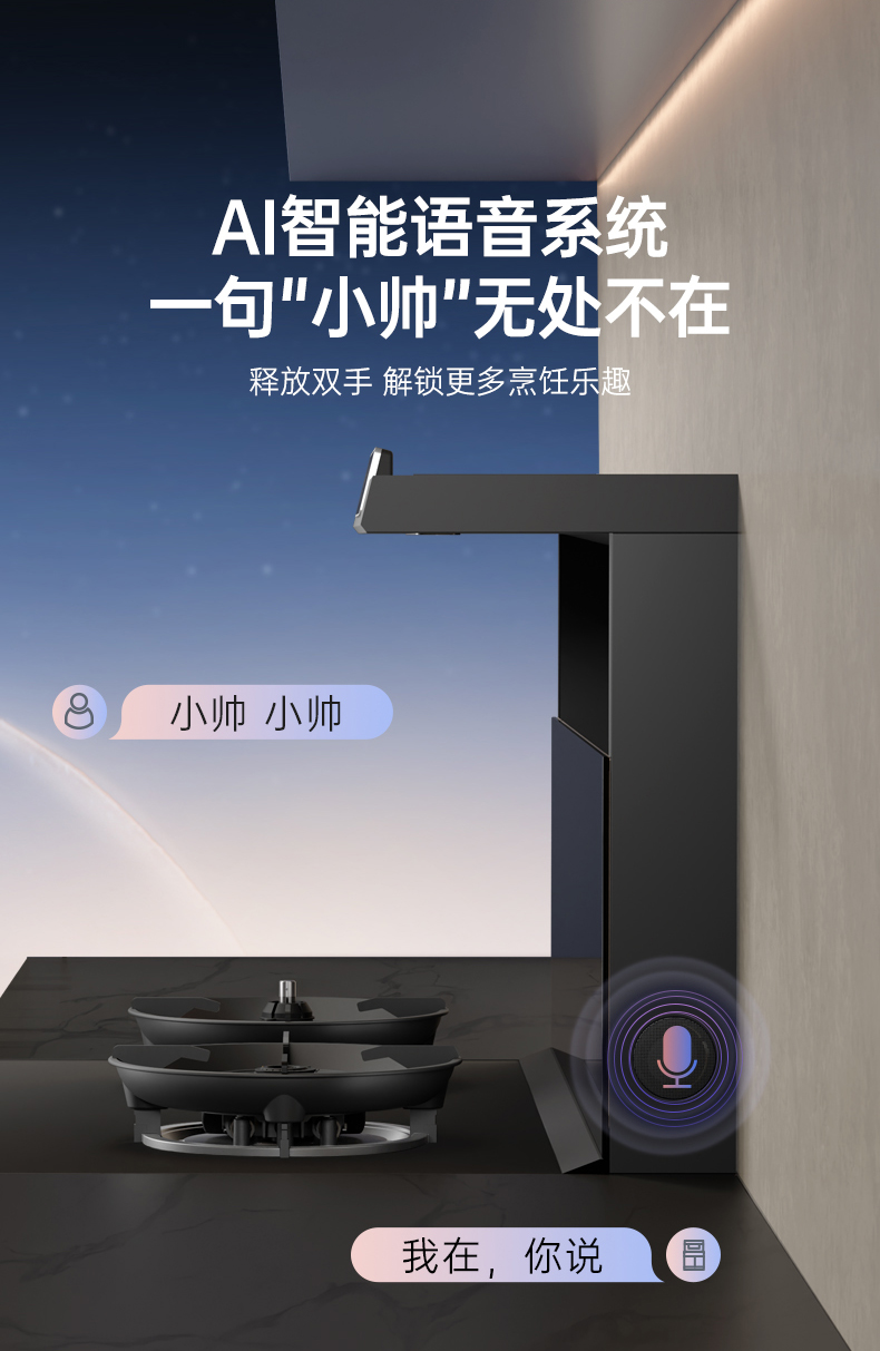 帥豐天機(jī)3蒸烤獨(dú)立（黑）集成灶