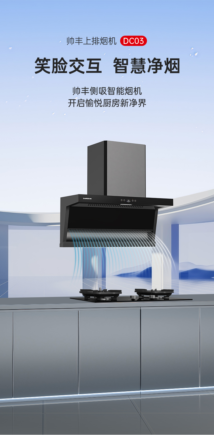 帥豐DC03上排煙機(jī)煙機(jī)灶具