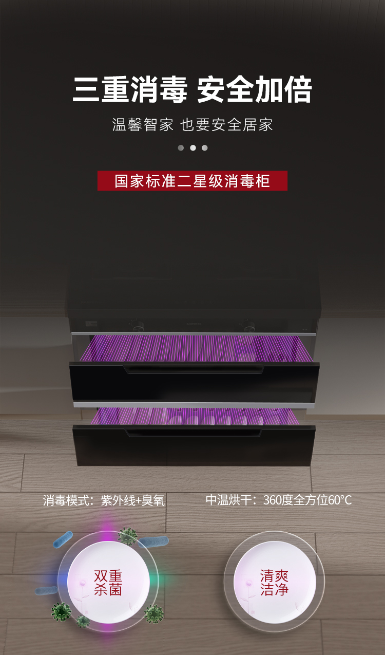 帥豐ND6消毒柜款集成灶