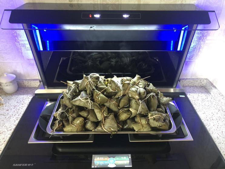 端午節(jié)快到了！今天帥豐電器就來挑戰(zhàn)一下，煮100個(gè)粽子需要多久？